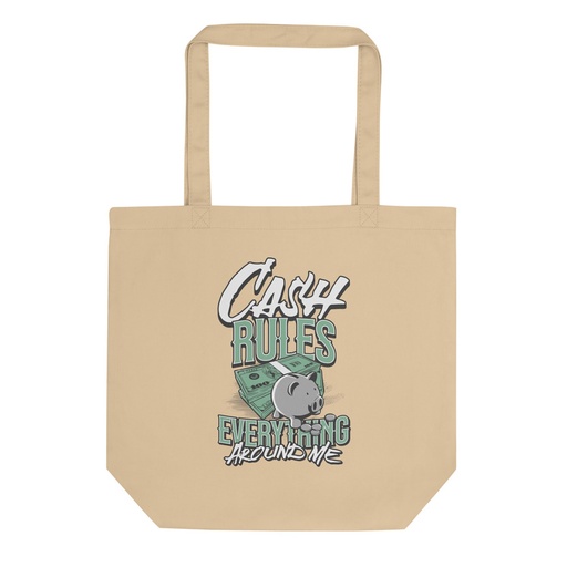 [ID: 367-G336] Cash Rules Eco Tote Bag