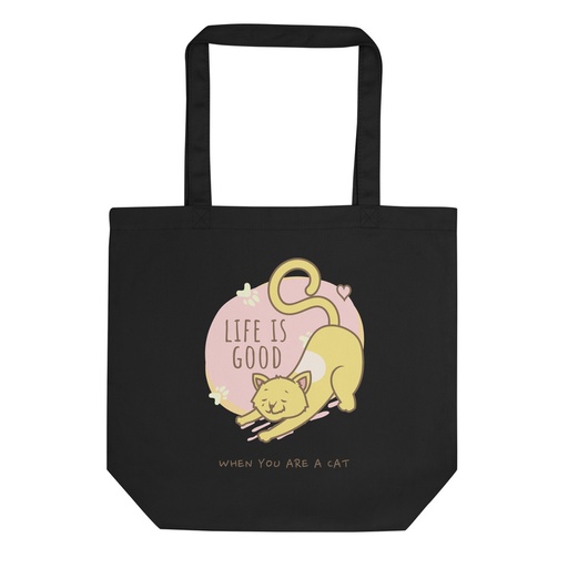 [ID: 367-G338] Cat Life - Humor Eco Tote Bag