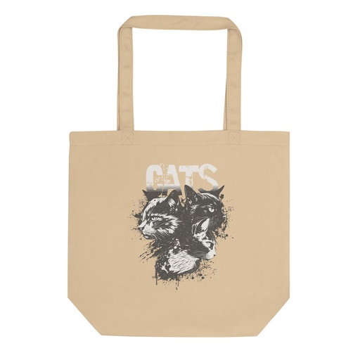 [ID: 367-G349] Cats Eco Tote Bag