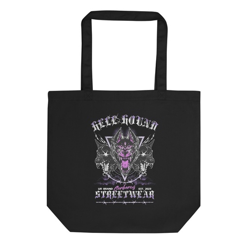 [ID: 367-G354] Cerberus Hell Hound Streetwear - Dark Aesthetic Eco Tote Bag