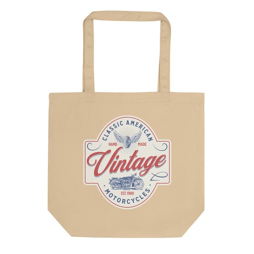 [ID: 367-G379] Classic American Motorcyles - Vintage Eco Tote Bag