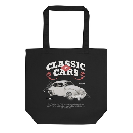 [ID: 367-G382] Classic Cars Eco Tote Bag
