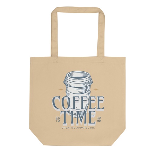[ID: 367-G404] Coffee Time Eco Tote Bag