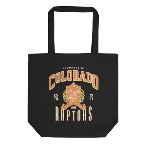 [ID: 367-G407] Colorado Raptors - Rugby Sports Team Eco Tote Bag