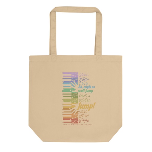 [ID: 367-G410] Colorful Retro Keyboard Eco Tote Bag