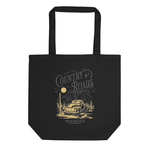 [ID: 367-G427] Country Roads - Wild West Eco Tote Bag