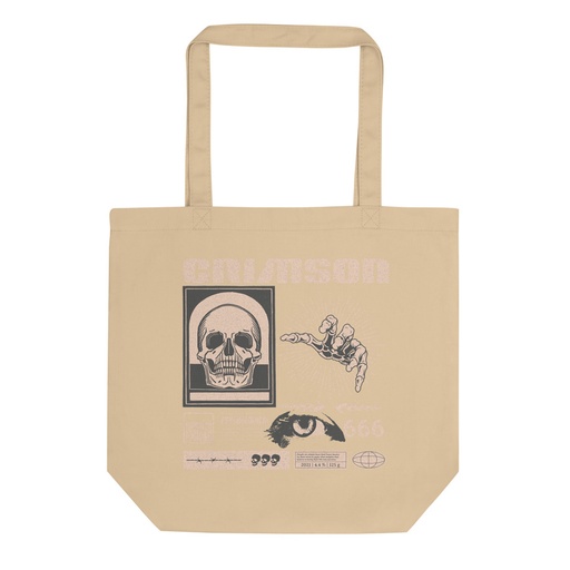 [ID: 367-G438] Crimson Eco Tote Bag