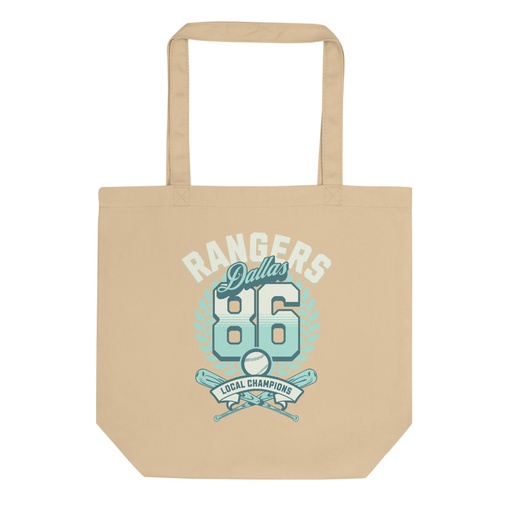 [ID: 367-G464] Dallas Rangers - Old School Sports Eco Tote Bag