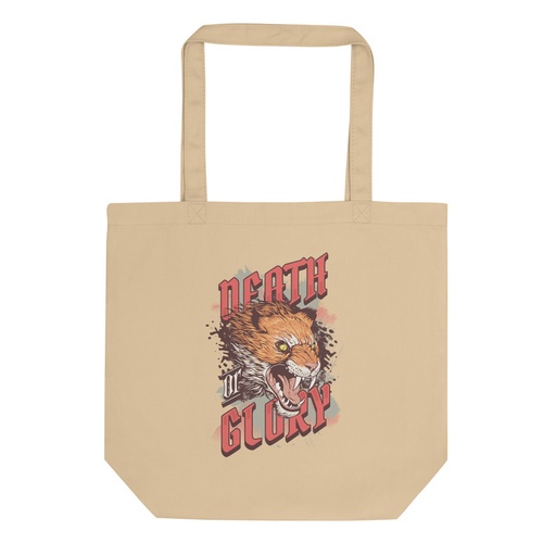 [ID: 367-G479] Death or Glory - Fierce Animal Eco Tote Bag