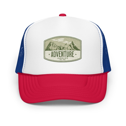 [ID: 627-G32] Adventure Supplies - Mountain Foam Trucker Hat