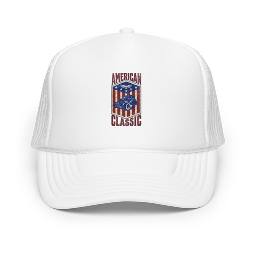 [ID: 627-G66] american classic Foam Trucker Hat