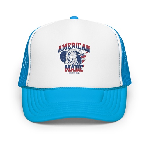 [ID: 627-G76] American Made Foam Trucker Hat