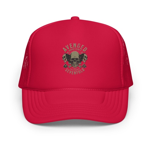 [ID: 627-G117] AVENGED SEVENFOLD Foam Trucker Hat
