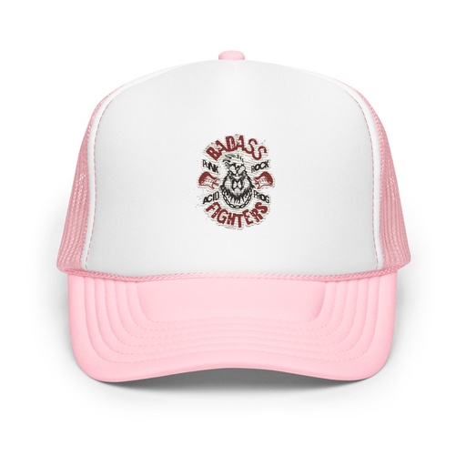 [ID: 627-G130] Badass Fighters Foam Trucker Hat