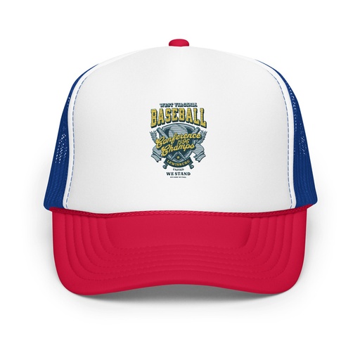 [ID: 627-G141] Baseball Conference Championships - Athlectic Badge Foam Trucker Hat
