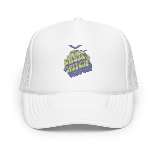 [ID: 627-G146] Basic Witch - Halloween Foam Trucker Hat