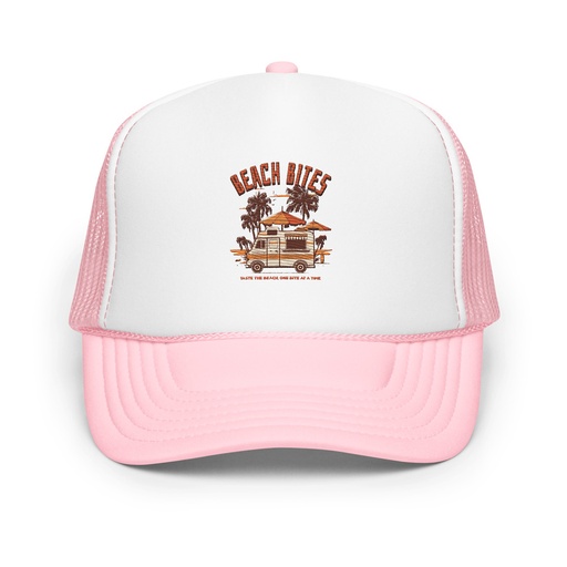 [ID: 627-G162] Beach Bites Foam Trucker Hat