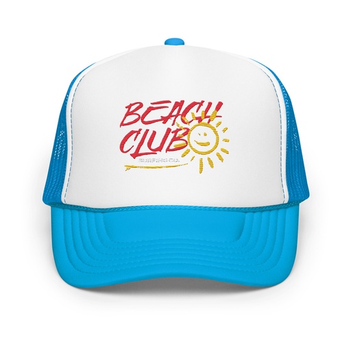 [ID: 627-G165] Beach Club Foam Trucker Hat