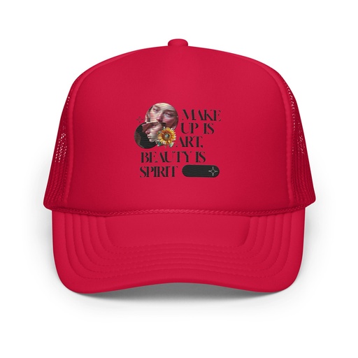 [ID: 627-G174] Beauty is Spirit Foam Trucker Hat