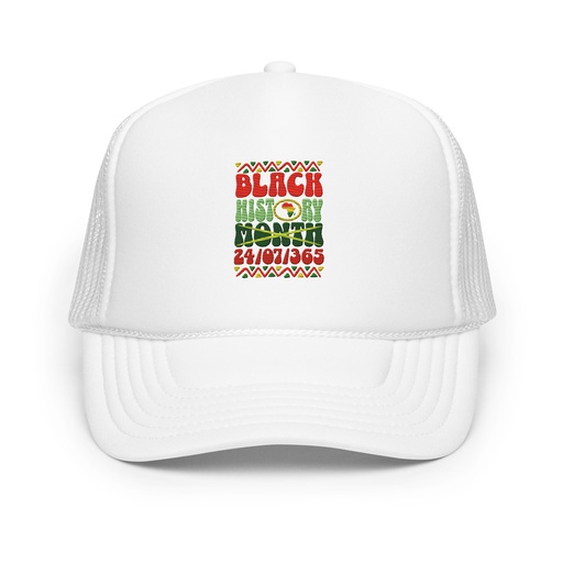 [ID: 627-G223] Black History Month Foam Trucker Hat