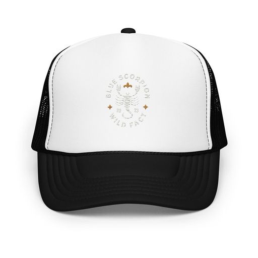 [ID: 627-G242] Blue Scorpion - Wildlife Animal Foam Trucker Hat