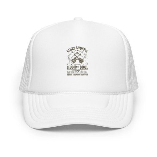 [ID: 627-G243] Blues Music from the Soul - Guitar Foam Trucker Hat