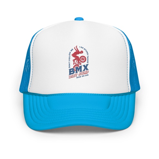 [ID: 627-G244] BMX Dirt Jump - Extreme Sports Foam Trucker Hat