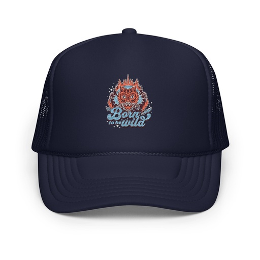[ID: 627-G263] Born to be Wild - Tiger Foam Trucker Hat
