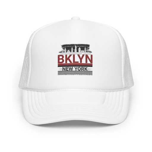 [ID: 627-G289] Brooklyn -New York   Foam Trucker Hat