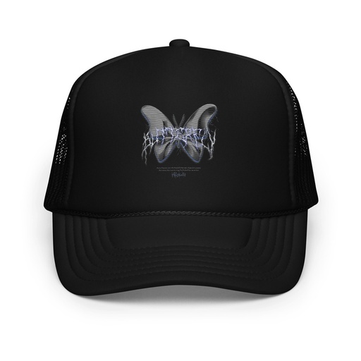 [ID: 627-G302] Butterfly Foam Trucker Hat