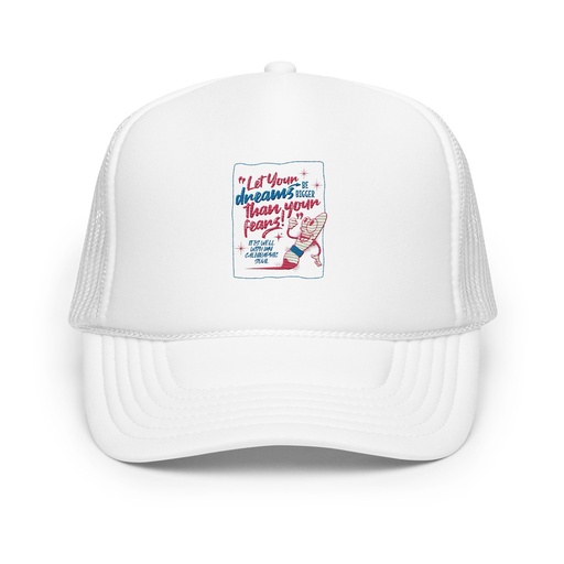 [ID: 627-G320] Calligraphic Soul Foam Trucker Hat