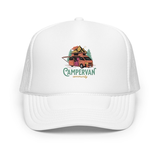 [ID: 627-G322] Campervan Community - Outdoor Adventure Foam Trucker Hat