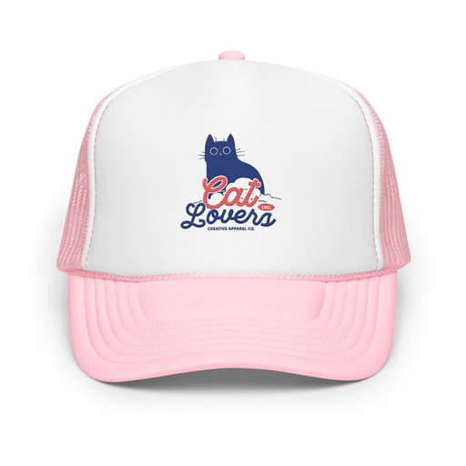 [ID: 627-G347] Cats Lovers Foam Trucker Hat