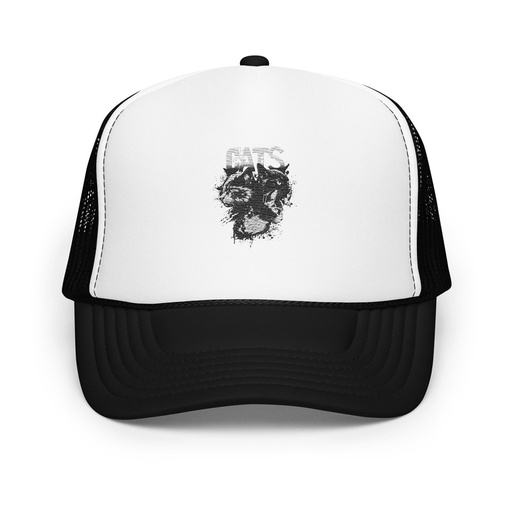 [ID: 627-G349] Cats Foam Trucker Hat