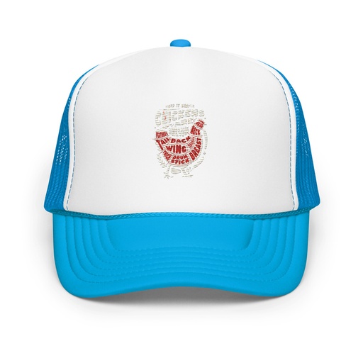 [ID: 627-G365] Chickens Are Awesome - Butcher Cuts Foam Trucker Hat