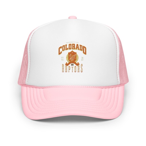 [ID: 627-G407] Colorado Raptors - Rugby Sports Team Foam Trucker Hat