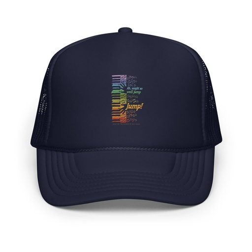 [ID: 627-G410] Colorful Retro Keyboard Foam Trucker Hat