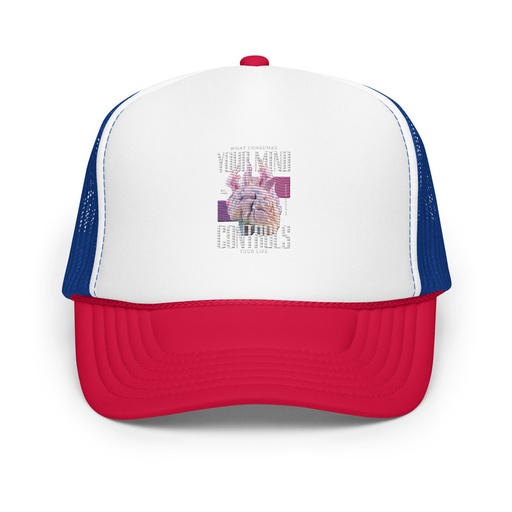 [ID: 627-G414] Control your Mind Foam Trucker Hat