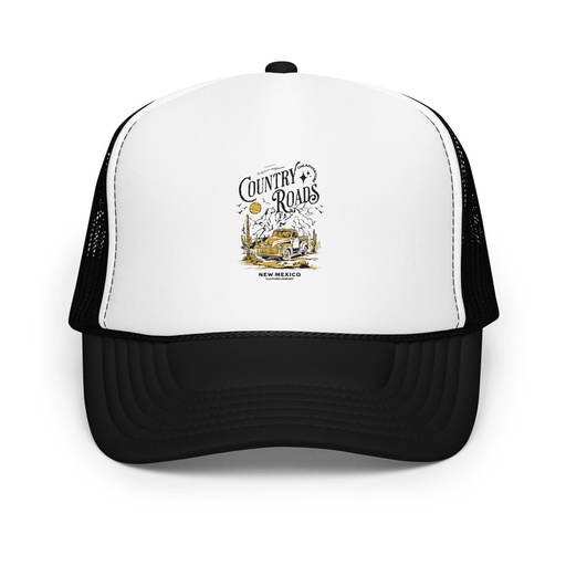 [ID: 627-G427] Country Roads - Wild West Foam Trucker Hat