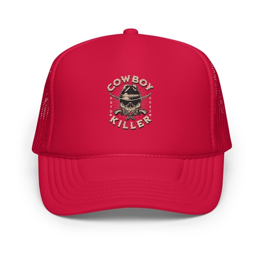 [ID: 627-G428] COWBOY KILLER Foam Trucker Hat