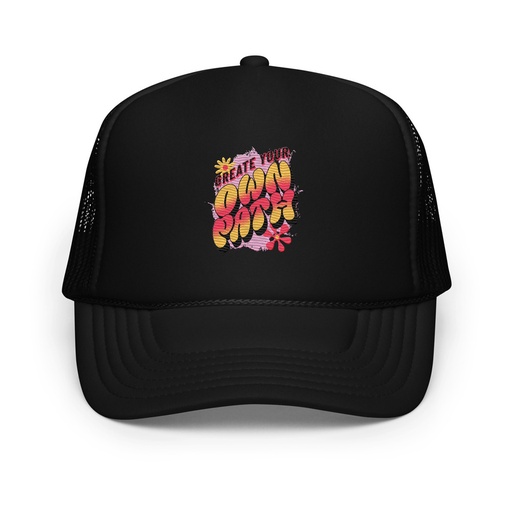 [ID: 627-G431] Create Your Own Path Foam Trucker Hat