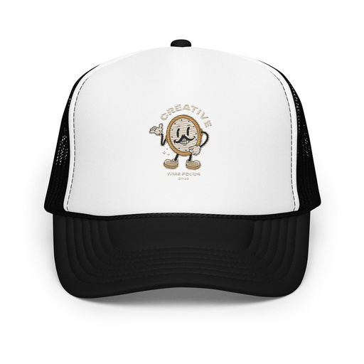 [ID: 627-G433] Creative Time Foam Trucker Hat