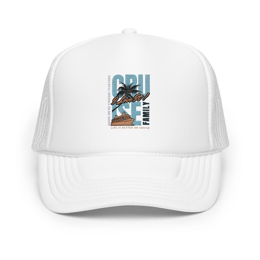 [ID: 627-G440] Cruise Ship Foam Trucker Hat