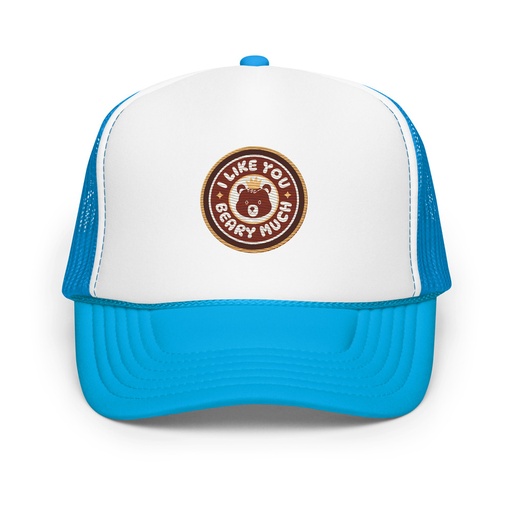 [ID: 627-G450] Cute Bear - AI Foam Trucker Hat