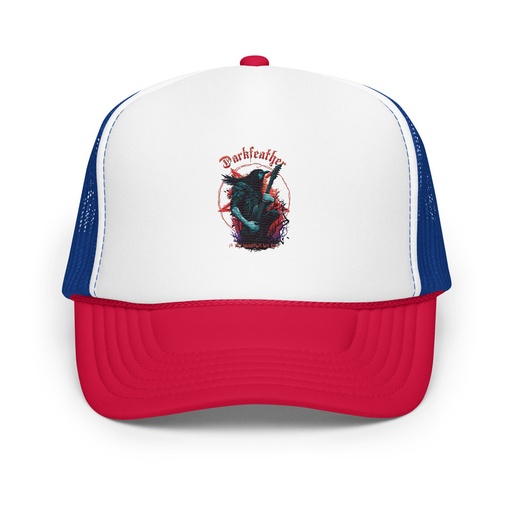 [ID: 627-G468] DARKFEATHER Foam Trucker Hat