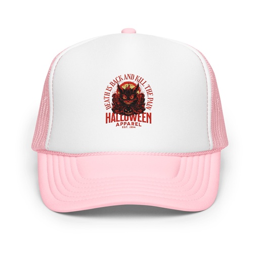 [ID: 627-G478] Death is Back Foam Trucker Hat