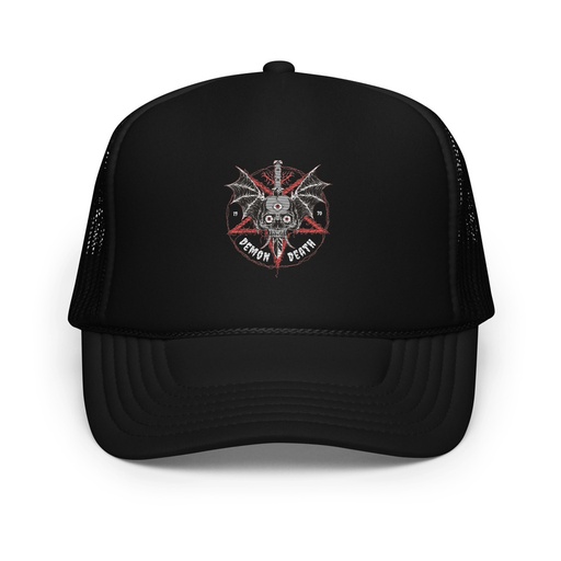 [ID: 627-G486] DEMON DEATH Foam Trucker Hat