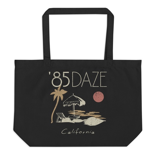 [ID: 378-G1] '85 Daze California Large Eco Tote