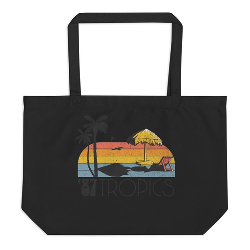 [ID: 378-G2] '87 Tropics Large Eco Tote