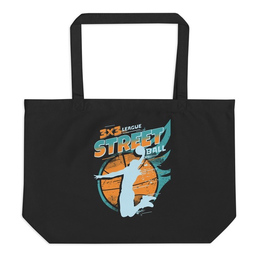 [ID: 378-G6] 3x3 Basketball League Large Eco Tote
